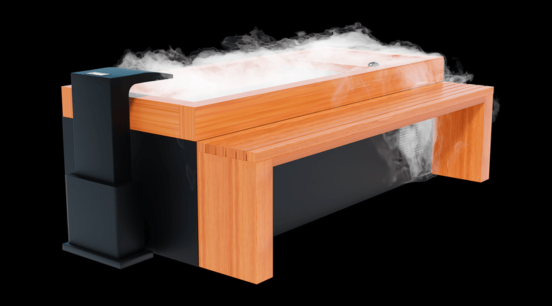 Frozen 3 Cold Plunge - Bar Counter & Heavy Duty Step / Essential Oil Infuser & Steam Geneator