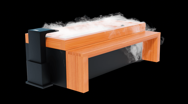 Frozen 6 Cold Plunge - Bar Counter & Heavy Duty Step / Essential Oil Infuser & Steam Geneator