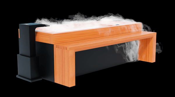 Frozen 9 Cold Plunge - Bar Counter & Heavy Duty Step / Essential Oil Infuser & Steam Geneator