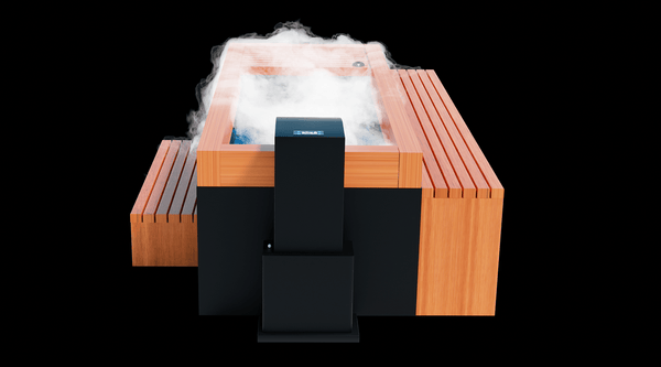 Frozen 6 Cold Plunge - Bar Counter & Heavy Duty Step / Essential Oil Infuser & Steam Geneator