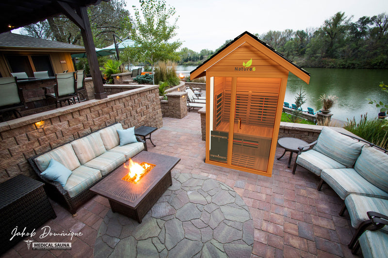  Advanced sauna featuring full-spectrum infrared heating, designed for optimal detoxification, relaxation, and enhanced wellness in your home.