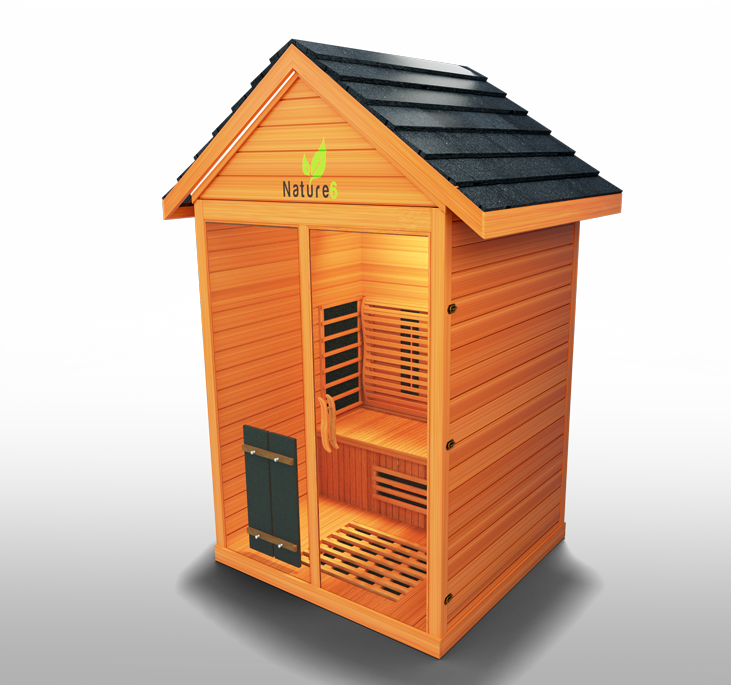  Advanced sauna featuring full-spectrum infrared heating, designed for optimal detoxification, relaxation, and enhanced wellness in your home.